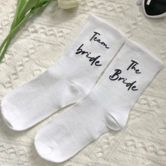 Team Bride or The Bride Socks - Picture 1 of 1